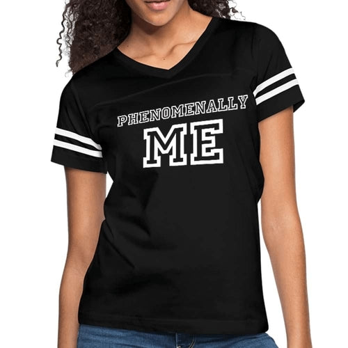 Womens Graphic Vintage Tee - Phenomenally me Sport T-shirt