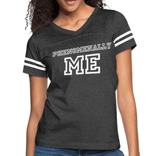 Womens Graphic Vintage Tee - Phenomenally me Sport T-shirt